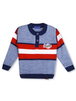 Knitco - Boys Blue Round Neck Sweater