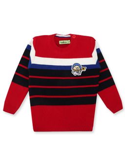 Knitco - Boys Multi-Color Round Neck Sweater