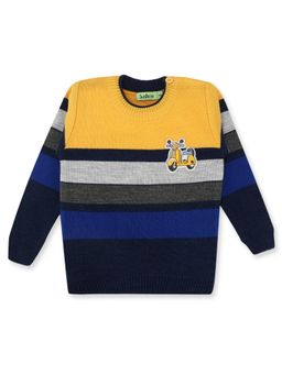 Knitco - Boys Multi-Color Round Neck Sweater