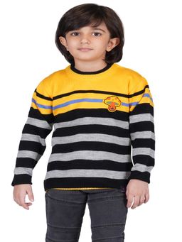 Knitco - Boys Multi-Color Round Neck Sweater
