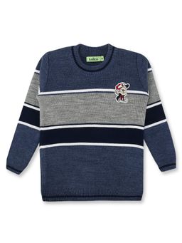 Knitco - Boys Multi-Color Round Neck Sweater
