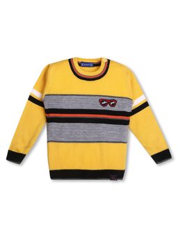 Knitco - Boys Yellow Round Neck Sweater