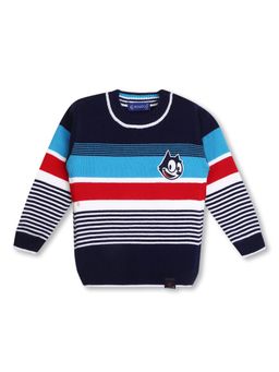 Knitco - Boys Multi-Color Round Neck Sweater
