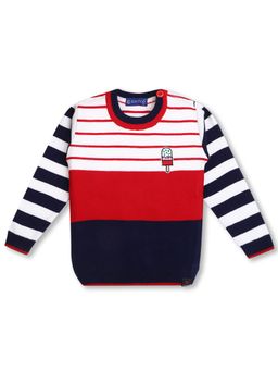 Knitco - Boys Multi-Color Round Neck Sweater