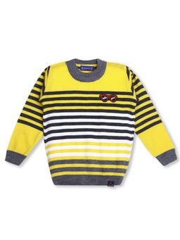 Knitco - Boys Multi-Color Round Neck Sweater