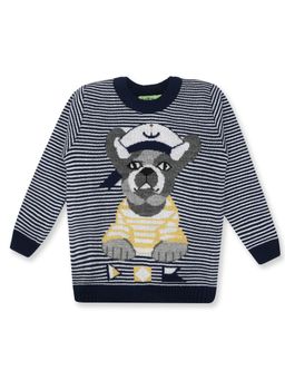Knitco - Boys Multi-Color Round Neck Sweater