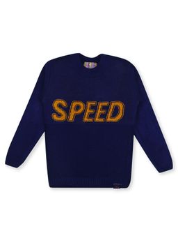 Knitco - Boys Blue Round Neck Sweater