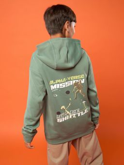Technosport - Boys Green Hooded Hoodies