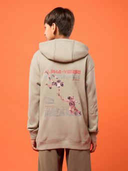 Technosport - Boys Beige Hooded Hoodies