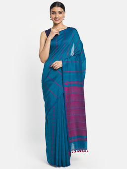 Fabindia - Cotton Jacquard Woven Saree