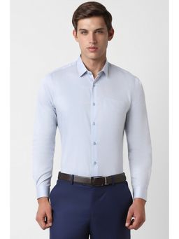 Peter England - Men Blue Regular Fit Formal Shirt