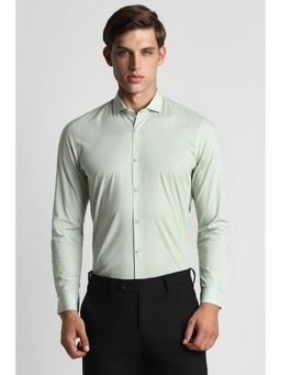 Peter England - Men Green Super Slim Fit Formal Shirt