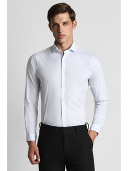 Peter England - Men Blue Super Slim Fit Formal Shirt