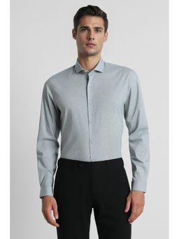 Peter England - Men Green Super Slim Fit Formal Shirt