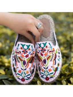 PARI PARI - Pink Diego Mule Flats