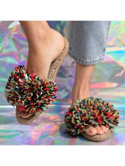 PARI PARI - Multi-Color Women Slide Flats