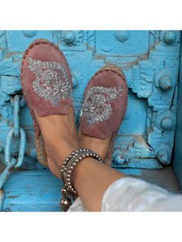 PARI PARI - Pink Ottoman Mule Flats