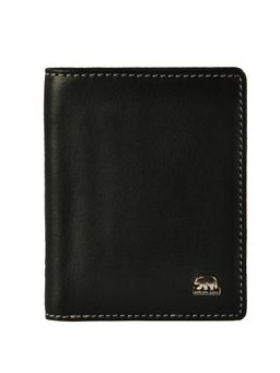 Brown Bear - Men Black Leather Envelope