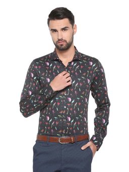 Simon Carter - Black Printed Shirt
