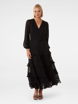 Forever New - Hudson Embroidered Ruffle Midi Dress (Set of 2)