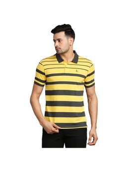 Parx - Medium Yellow Stripes Polo T-shirt