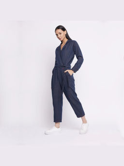 Doodlage - Upcycled Denim Blue Jumpsuit