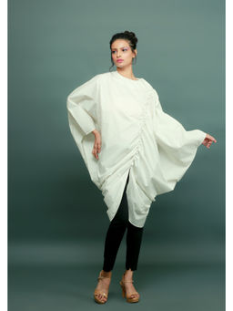 Echke - Off White Cotton Top