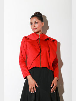 Echke - Red Lycra Top