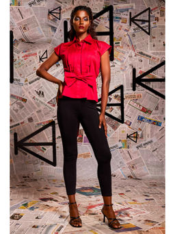 Echke - Red Lycra Top