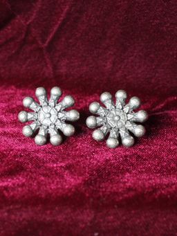 Spring Soul - Vintage Bloom Sunburst Stud Earrings