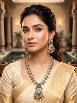 RUNORAA - Enchanted Ivy Of Midnight Jewellery Set
