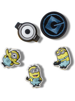 Crocs - Minions Multi-Color Jibbitz Charms for Clogs (Pack of 5)