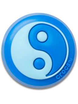 Crocs - Light and Dark Blue Yin Yang Multi-Color Jibbitz Charm for Clogs