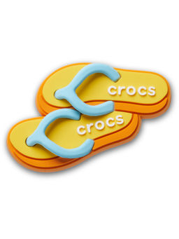 Crocs - Flip Flops Yellow Jibbitz Charm for Clogs