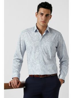 Peter England - Men's Blue Regular Fit Shirt