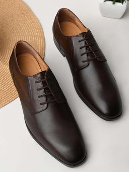 REGAL - Brown Men Formal Leather Classic Lace Up Derbies