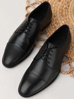 REGAL - Black Men Leather Formal Derbies