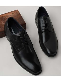 Imperio - Black Men Classic Leather Formal Lace Up Derbies