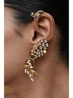 AVSA JEWELS - Gold Lalita Polki Ear Cuffs