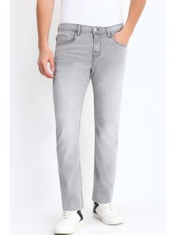 Allen Solly - Men Grey Slim Fit Mid Wash Jeans