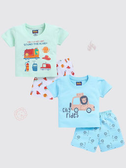 Nottie Planet - Boys T-Shirt & Shorts (Set of 2)