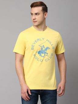 Beverly Hills Polo Club - Family Classic Round Neck Tee Yellow