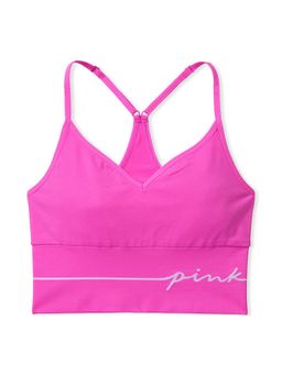 Victoria's Secret - Pink Seamless Longline Sports Bra Pink