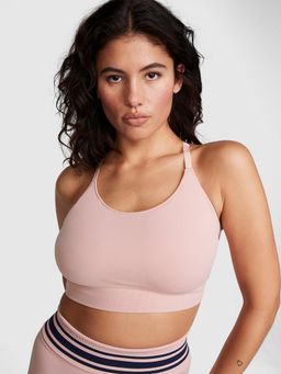 Victoria's Secret - Pink Seamless Scoop Sports Bra Pink