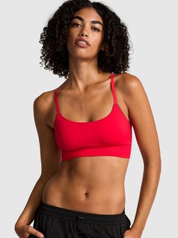 Victoria's Secret - Pink Soft Seamless Racerback Sports Bra Red