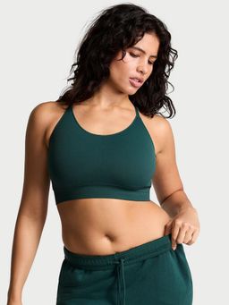 Victoria's Secret - Pink Seamless Scoop Sports Bra Green