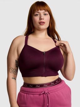 Victoria's Secret - Pink Seamless Air High-Impact Sports Bra Purple