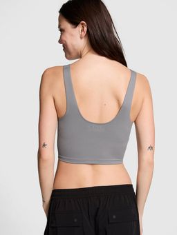 Victoria's Secret - PINK Relay Longline Sports Bra Grey