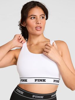 Victoria's Secret - PINK Seamless Reversible Sports Bra White