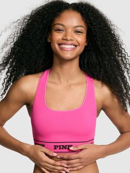 Victoria's Secret - PINK Seamless Reversible Sports Bra Pink